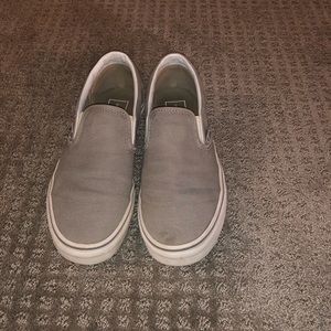 Gray Slip On Vans